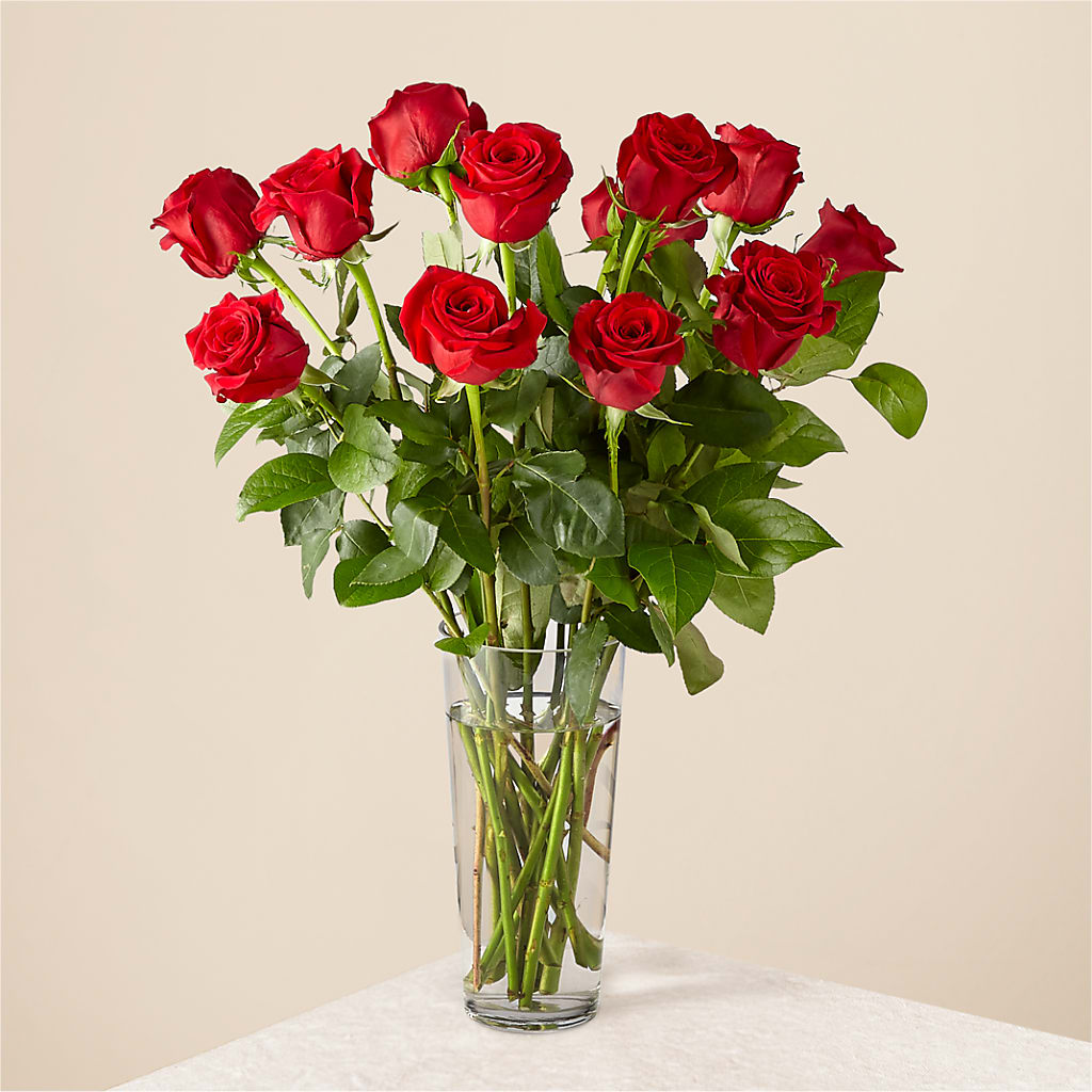 Long Stem Red Rose Bouquet – RUTH'S FLOWERS AND GIFTS, Marshfield MO