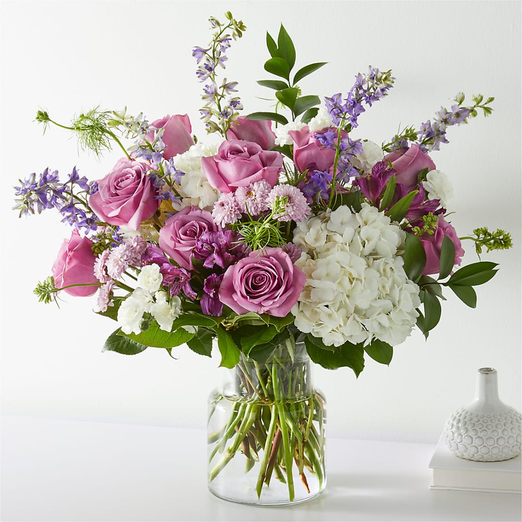 Violet Caress Bouquet – RUTH'S FLOWERS AND GIFTS, Marshfield MO