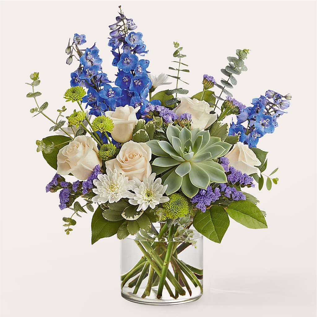 Cerulean Waves Bouquet – RUTH'S FLOWERS AND GIFTS, Marshfield MO