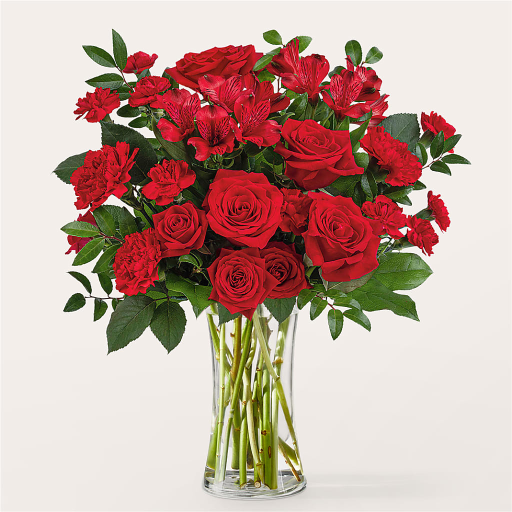 Brilliant Ruby Bouquet – RUTH'S FLOWERS AND GIFTS, Marshfield MO