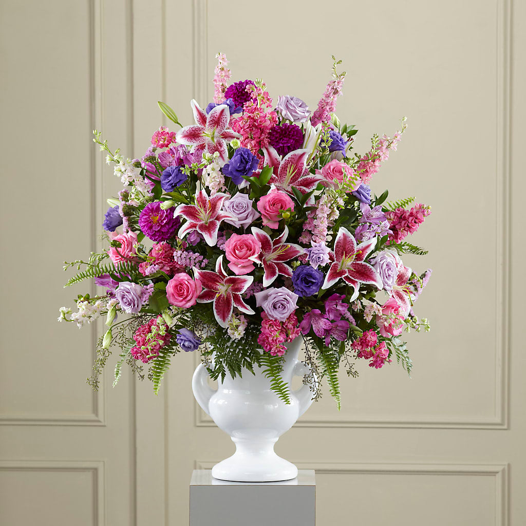 Peaceful Tribute Arrangement – RUTH'S FLOWERS AND GIFTS, Marshfield MO
