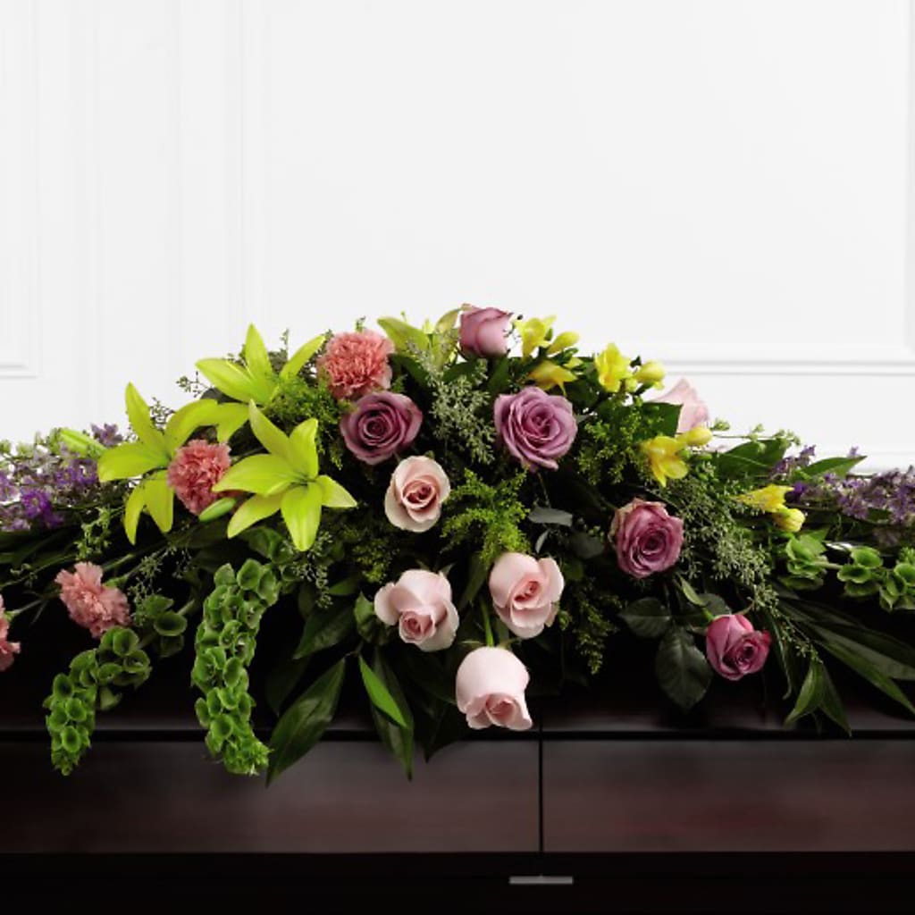 Forever Beloved Casket Spray – RUTH'S FLOWERS AND GIFTS, Marshfield MO