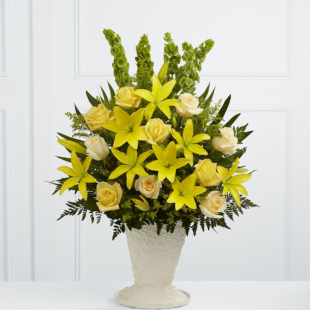Golden Memories Arrangement – RUTH'S FLOWERS AND GIFTS, Marshfield MO