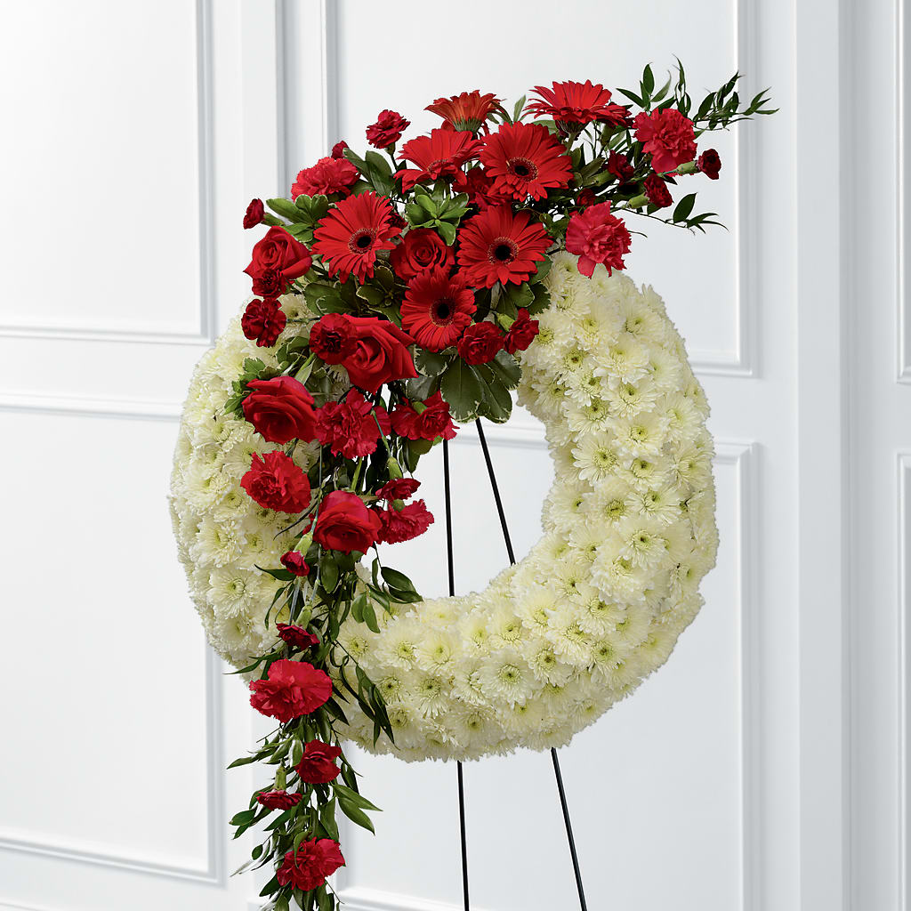 Graceful Tribute Wreath – RUTH'S FLOWERS AND GIFTS, Marshfield MO
