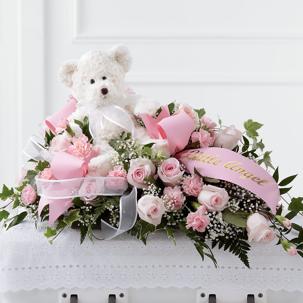 Touch of Sympathy Casket Spray – RUTH'S FLOWERS AND GIFTS, Marshfield MO