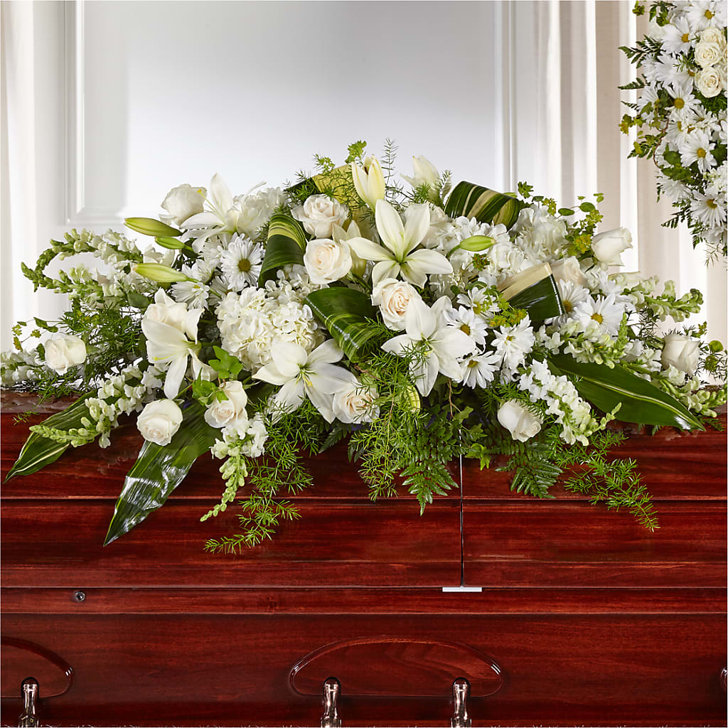 Abundance Casket Spray – RUTH'S FLOWERS AND GIFTS, Marshfield MO