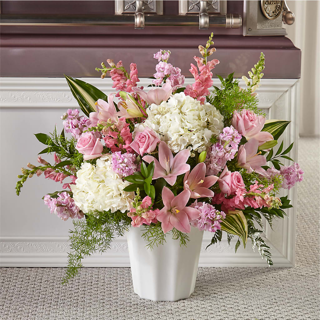 Simply Serene Floor Basket – RUTH'S FLOWERS AND GIFTS, Marshfield MO