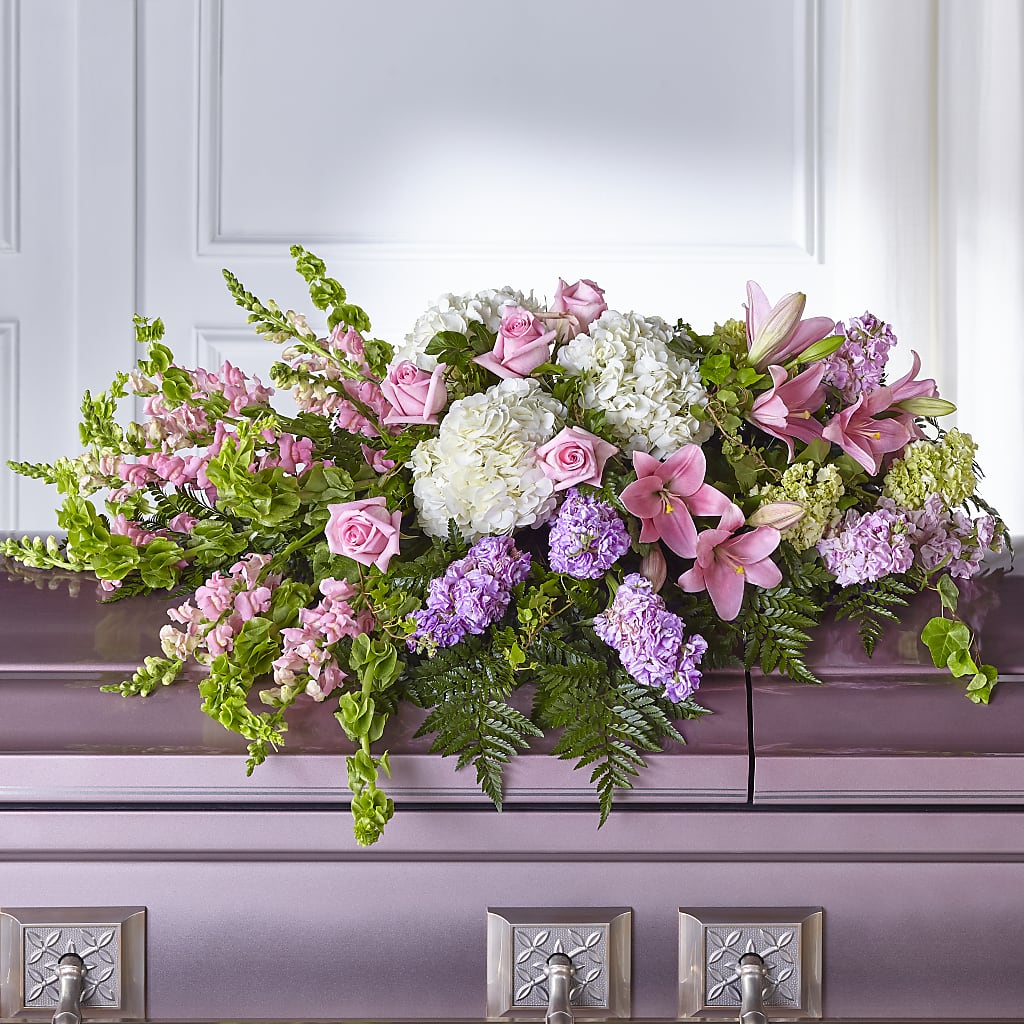 Life's Gratitude Casket Spray – RUTH'S FLOWERS AND GIFTS, Marshfield MO