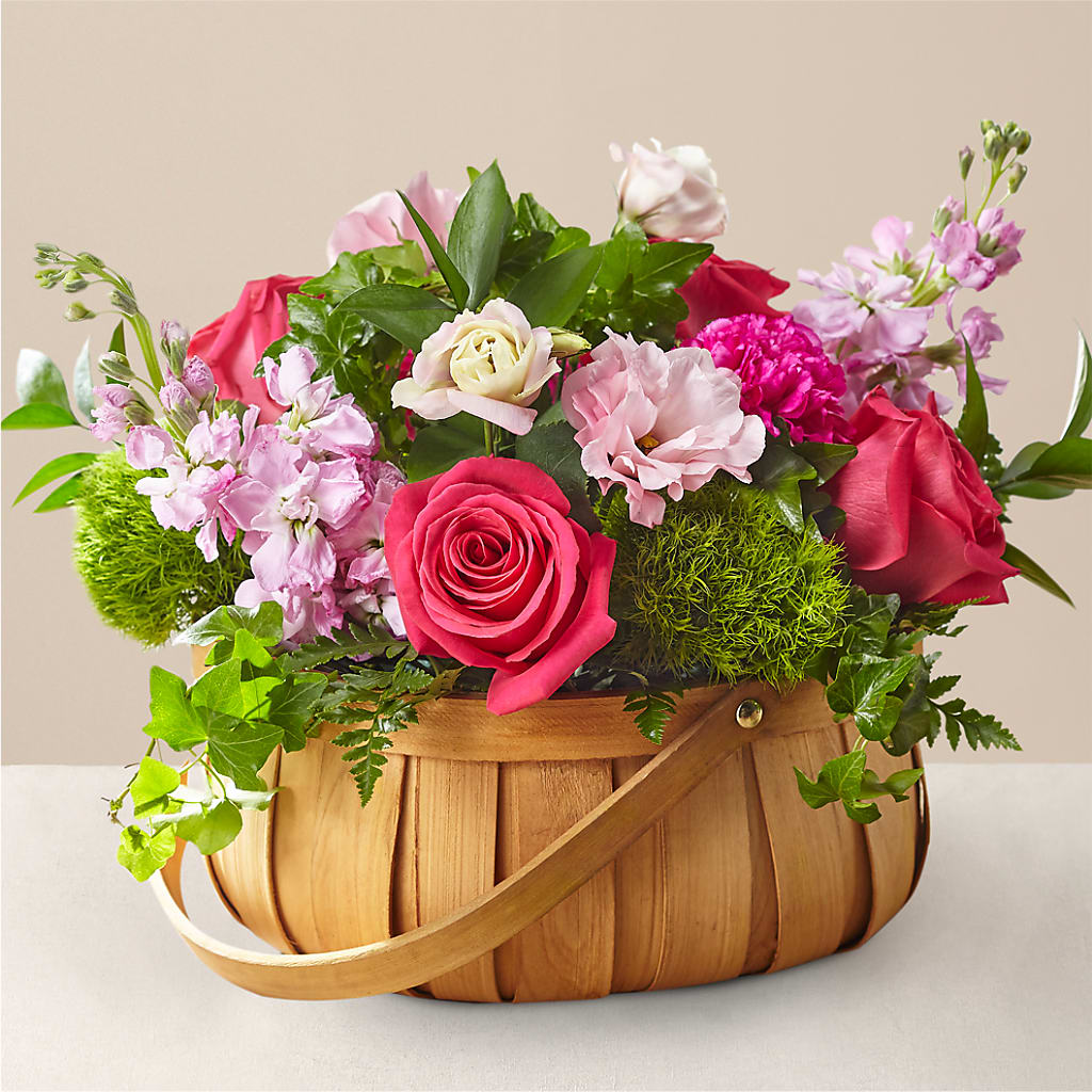 Radiance in Bloom Basket – RUTH'S FLOWERS AND GIFTS, Marshfield MO
