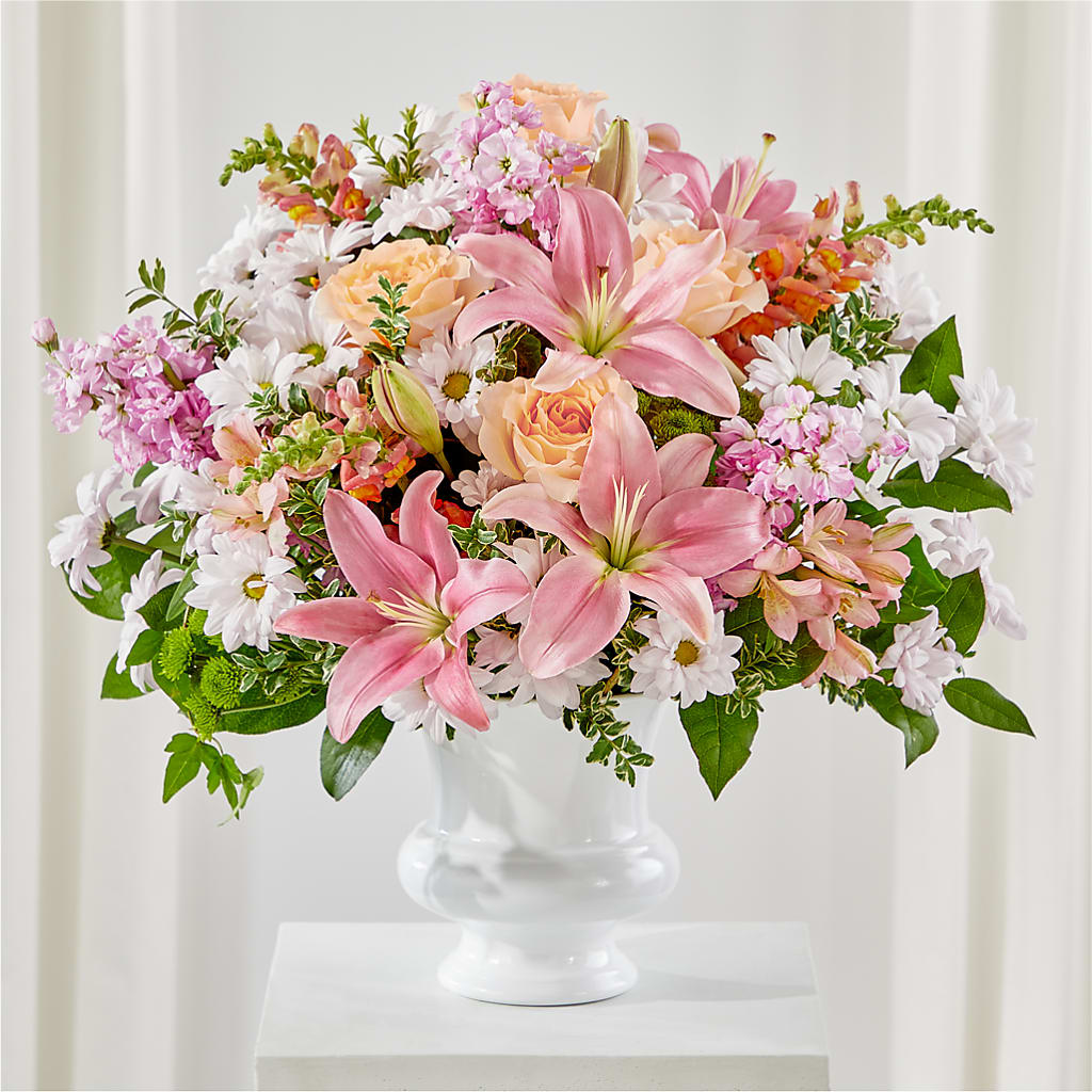 Heartfelt Gesture Urn Arrangement – RUTH'S FLOWERS AND GIFTS, Marshfield MO