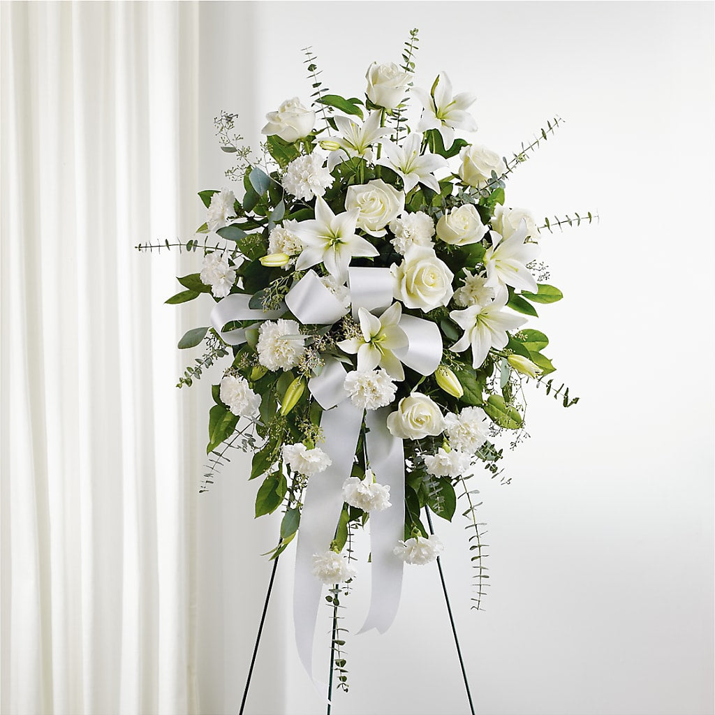 With Care Standing Spray – RUTH'S FLOWERS AND GIFTS, Marshfield MO