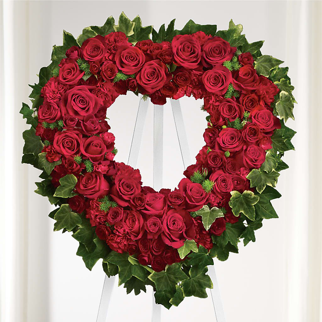 Wholehearted Standing Spray – RUTH'S FLOWERS AND GIFTS, Marshfield MO