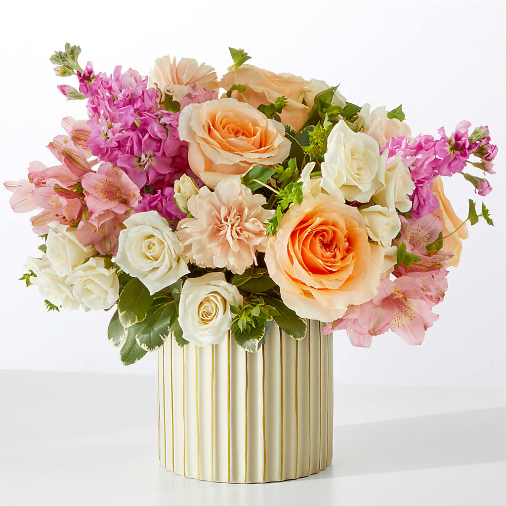 Paradise Bouquet with Ivory Vase – RUTH'S FLOWERS AND GIFTS, Marshfield MO