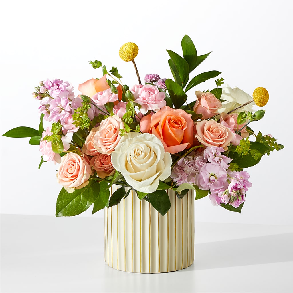 French Market Bouquet with Ivory Vase – RUTH'S FLOWERS AND GIFTS, Marshfield MO