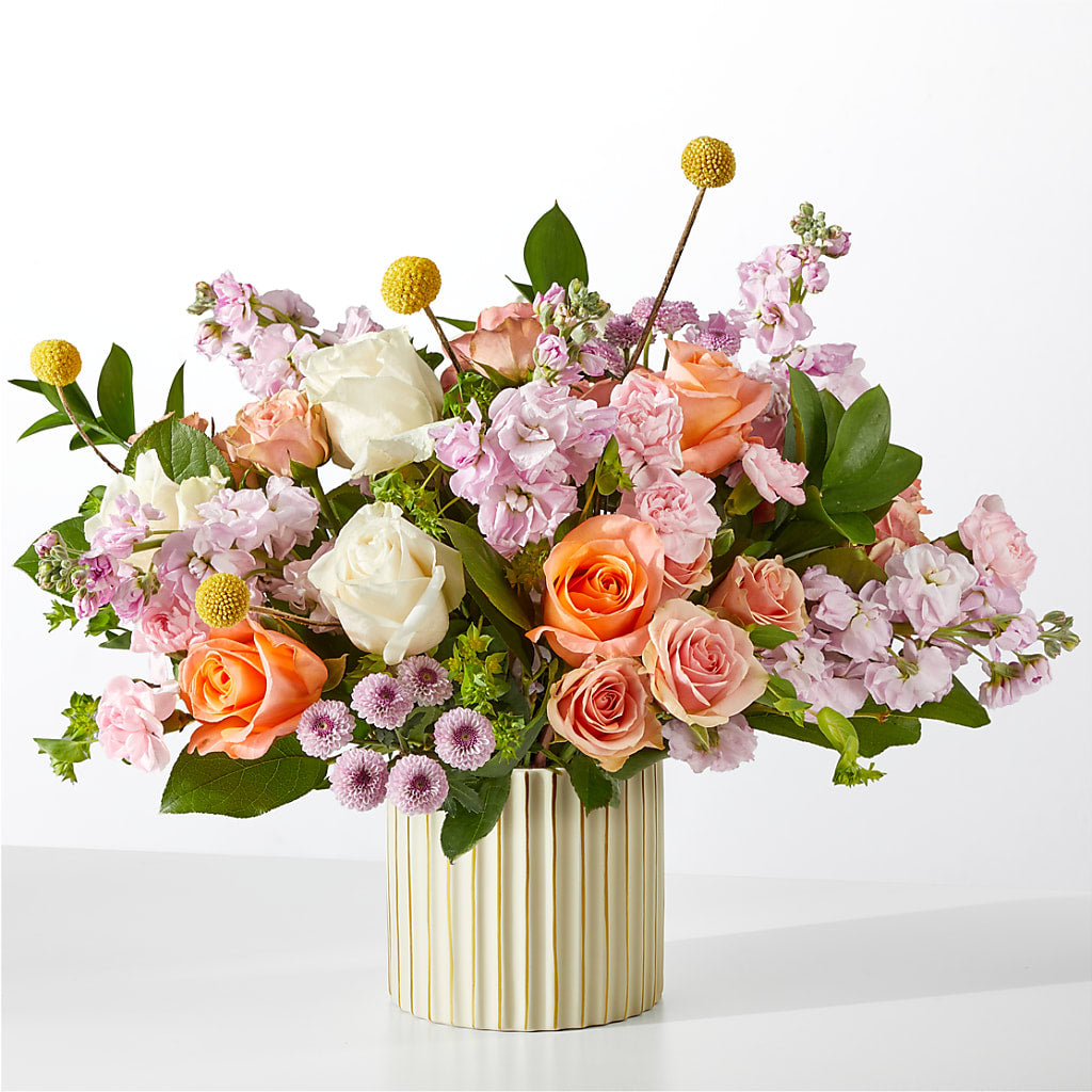 French Market Bouquet with Ivory Vase – RUTH'S FLOWERS AND GIFTS, Marshfield MO
