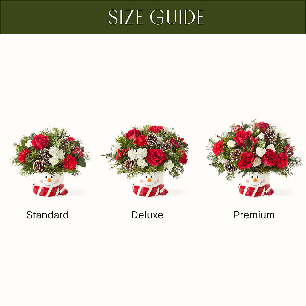 Jolly Snowman Bouquet – RUTH'S FLOWERS AND GIFTS, Marshfield MO