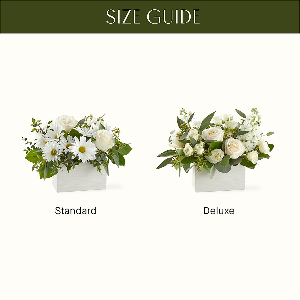 Fresh Linen Box Bouquet – RUTH'S FLOWERS AND GIFTS, Marshfield MO