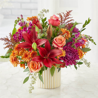 Burgundy Landscape Bouquet – RUTH'S FLOWERS AND GIFTS, Marshfield MO