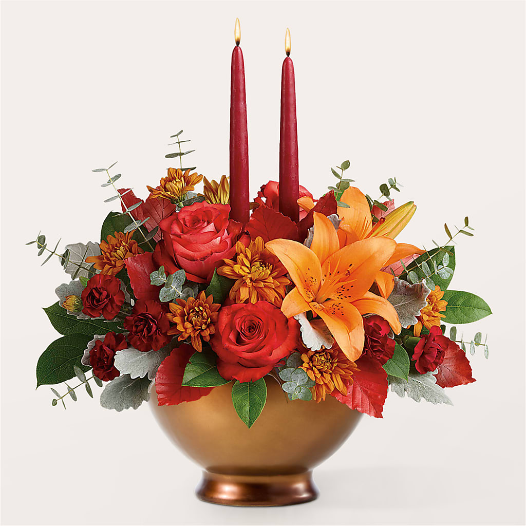 Fruits of Fall Centerpiece – RUTH'S FLOWERS AND GIFTS, Marshfield MO