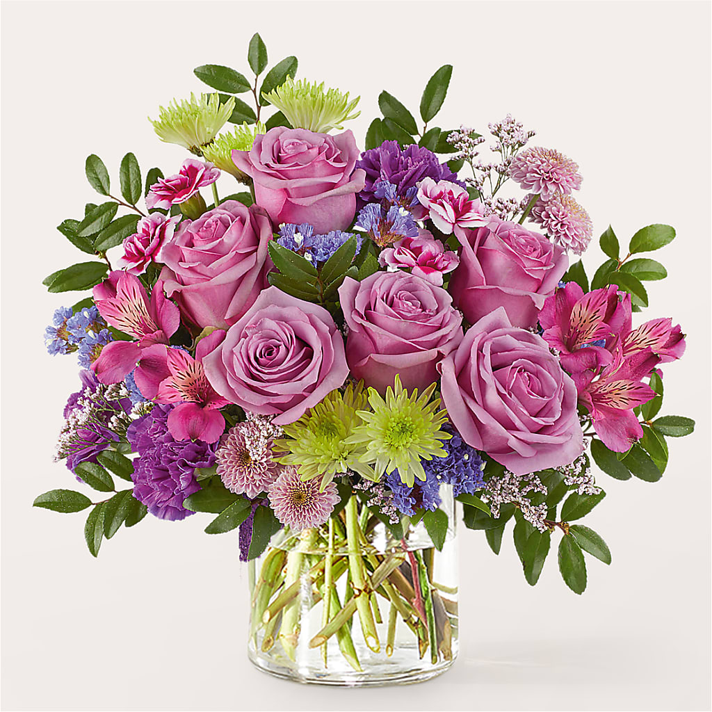 Glass Half Full Bouquet – RUTH'S FLOWERS AND GIFTS, Marshfield MO