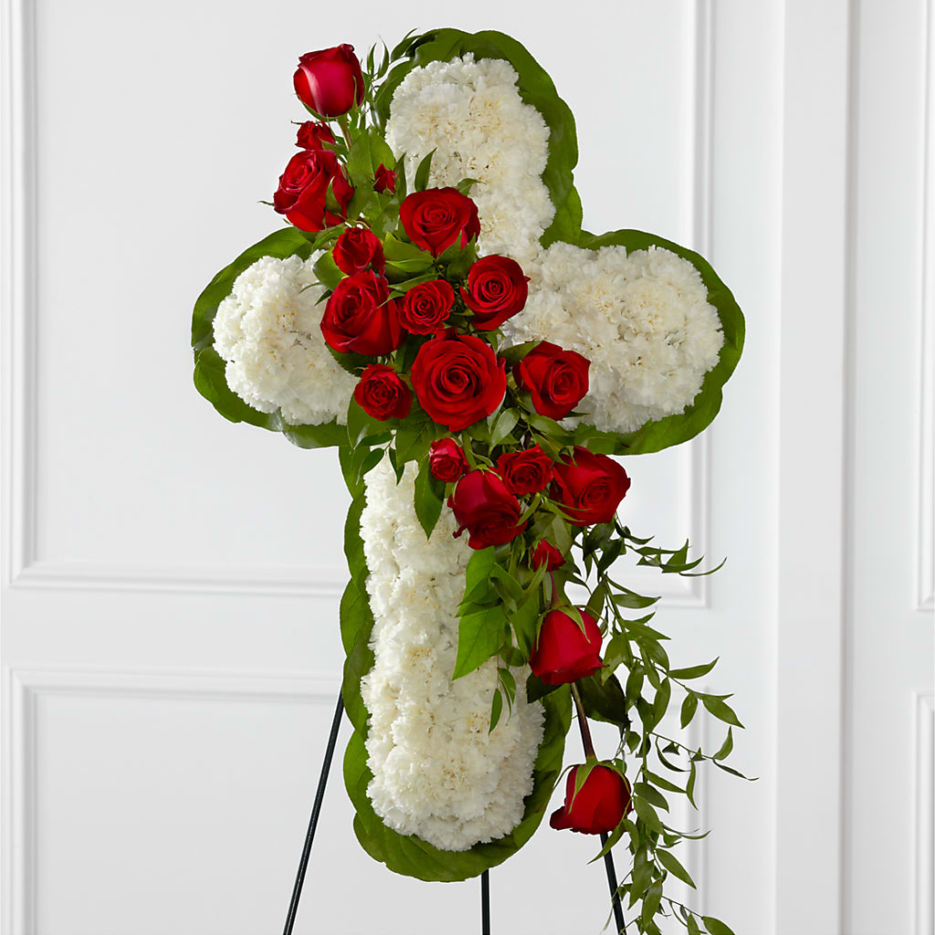 Floral Cross Easel – RUTH'S FLOWERS AND GIFTS, Marshfield MO