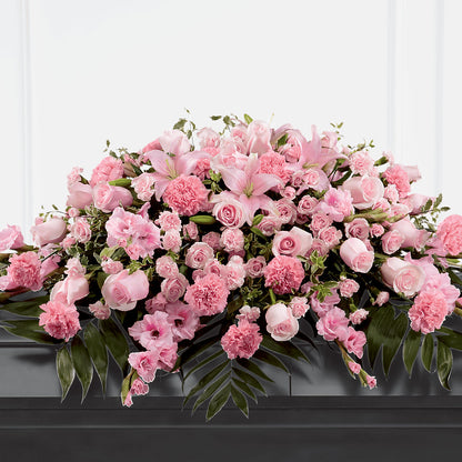Garden of Comfort Casket Spray (Standard) – RUTH'S FLOWERS AND GIFTS, Marshfield MO