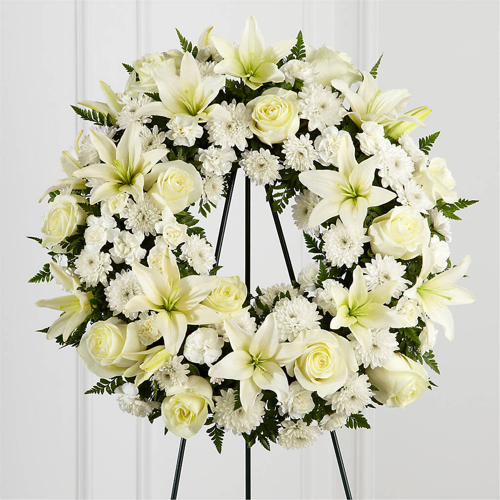 Treasured Tribute Wreath – RUTH'S FLOWERS AND GIFTS, Marshfield MO