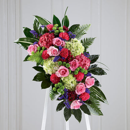 Refreshing Mix Standing Spray – RUTH'S FLOWERS AND GIFTS, Marshfield MO