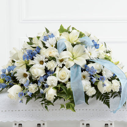 Tender Treasure Casket Spray – RUTH'S FLOWERS AND GIFTS, Marshfield MO