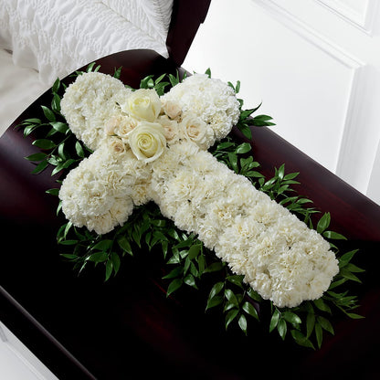 Peaceful Memories Casket Spray (Standard) – RUTH'S FLOWERS AND GIFTS, Marshfield MO