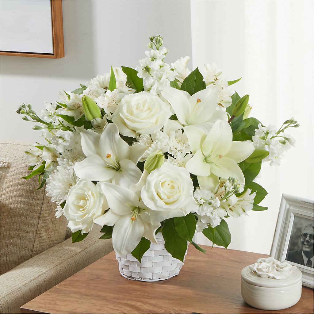 Peaceful Reflections Arrangement – RUTH'S FLOWERS AND GIFTS, Marshfield MO