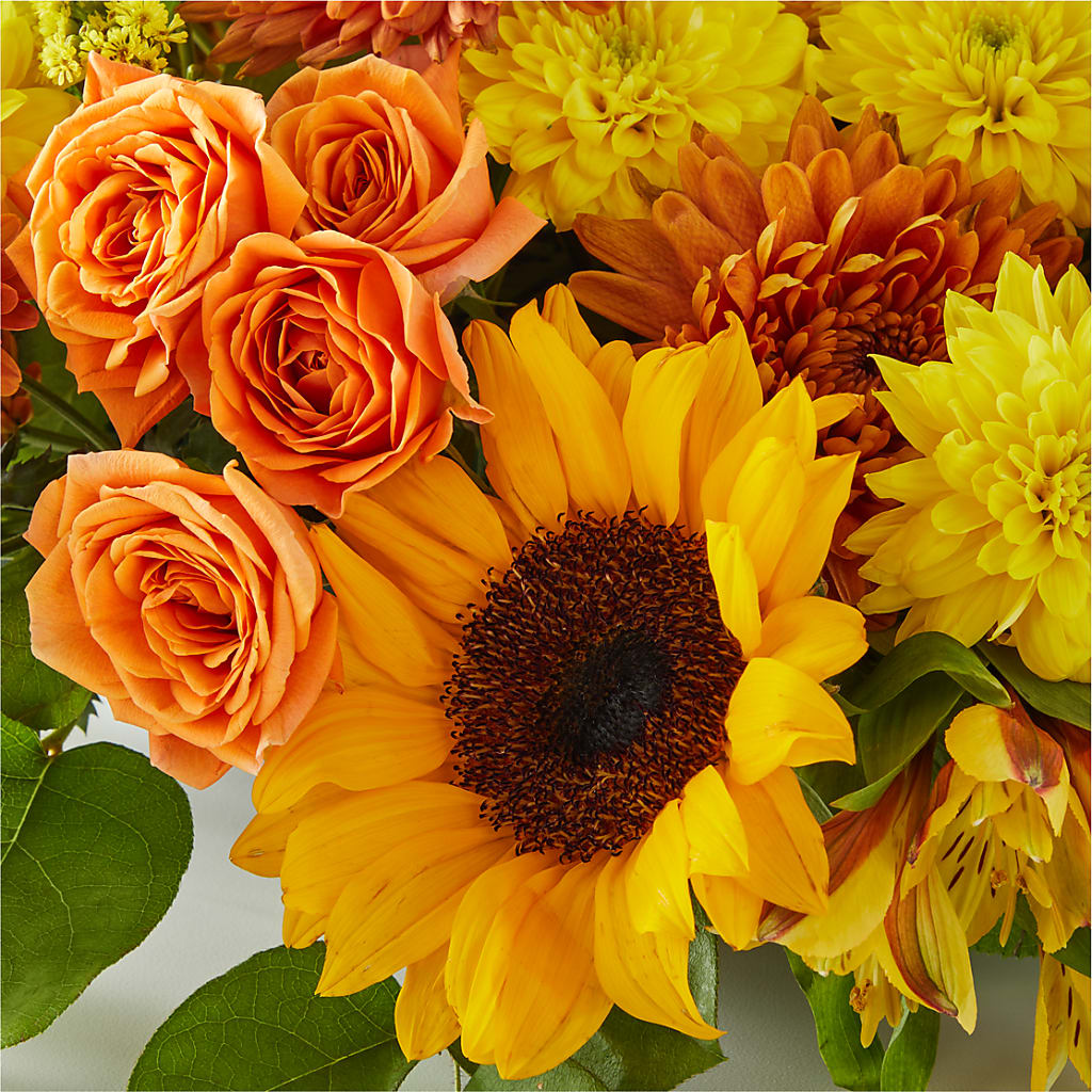 Autumn Harmony Centerpiece – RUTH'S FLOWERS AND GIFTS, Marshfield MO