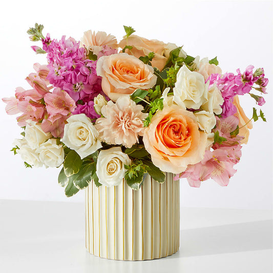 Paradise Bouquet with Ivory Vase – RUTH'S FLOWERS AND GIFTS, Marshfield MO