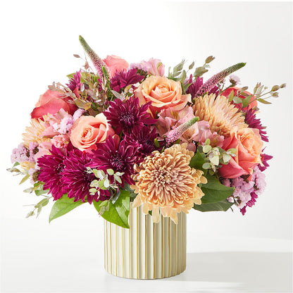 Berry Cobbler Bouquet with Ivory Vase – RUTH'S FLOWERS AND GIFTS, Marshfield MO