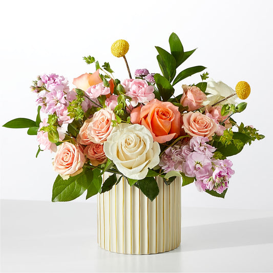 French Market Bouquet with Ivory Vase – RUTH'S FLOWERS AND GIFTS, Marshfield MO