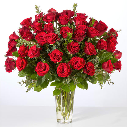 Forever Yours Fifty Stem Red Rose Bouquet – RUTH'S FLOWERS AND GIFTS, Marshfield MO